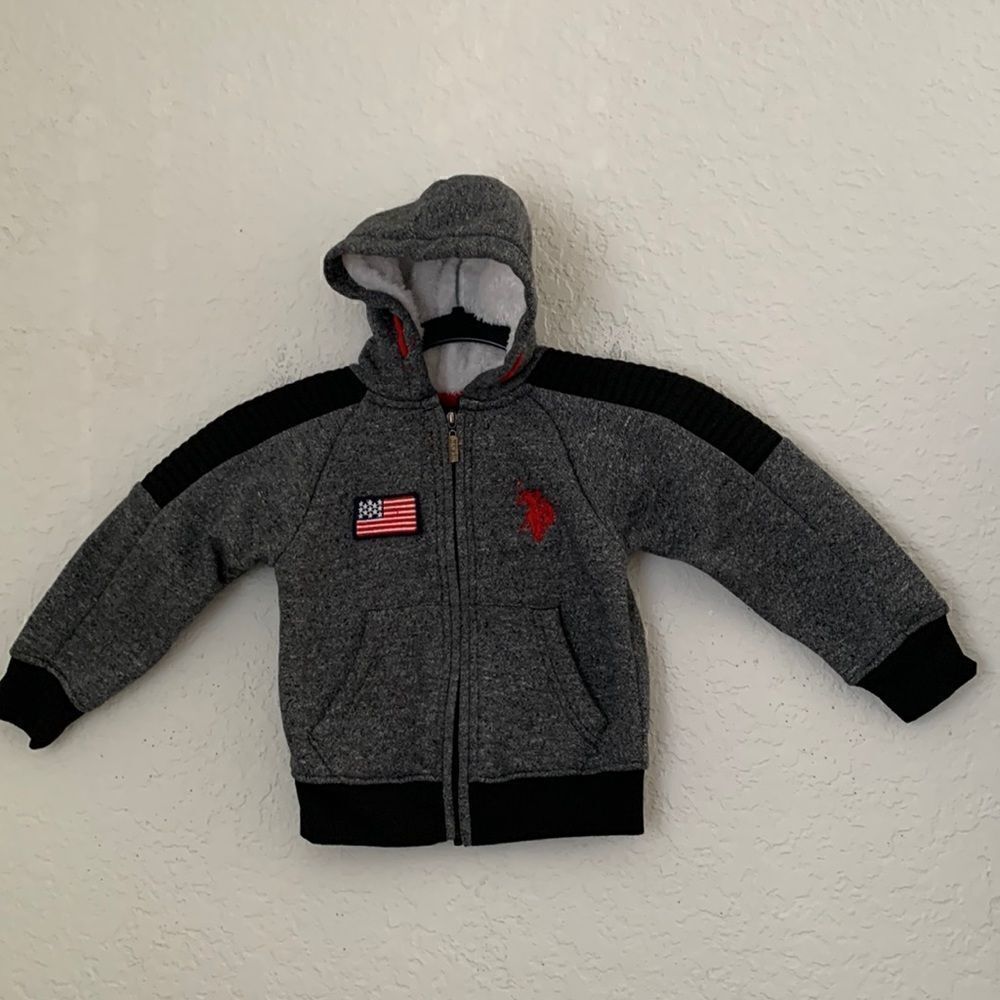 US Polo Assn Boys Hoodie Size 4 T